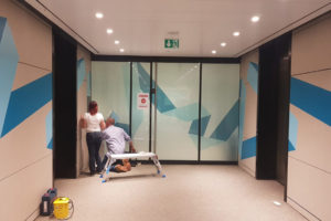 architectural vinyl printing and wrapping coverings for refurbishments
