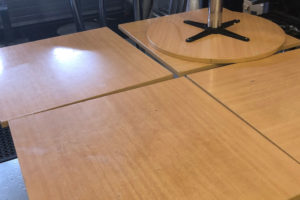 Restaurant Tables Vinyl Wrapping