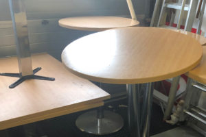 Restaurant Tables Vinyl Wrapping