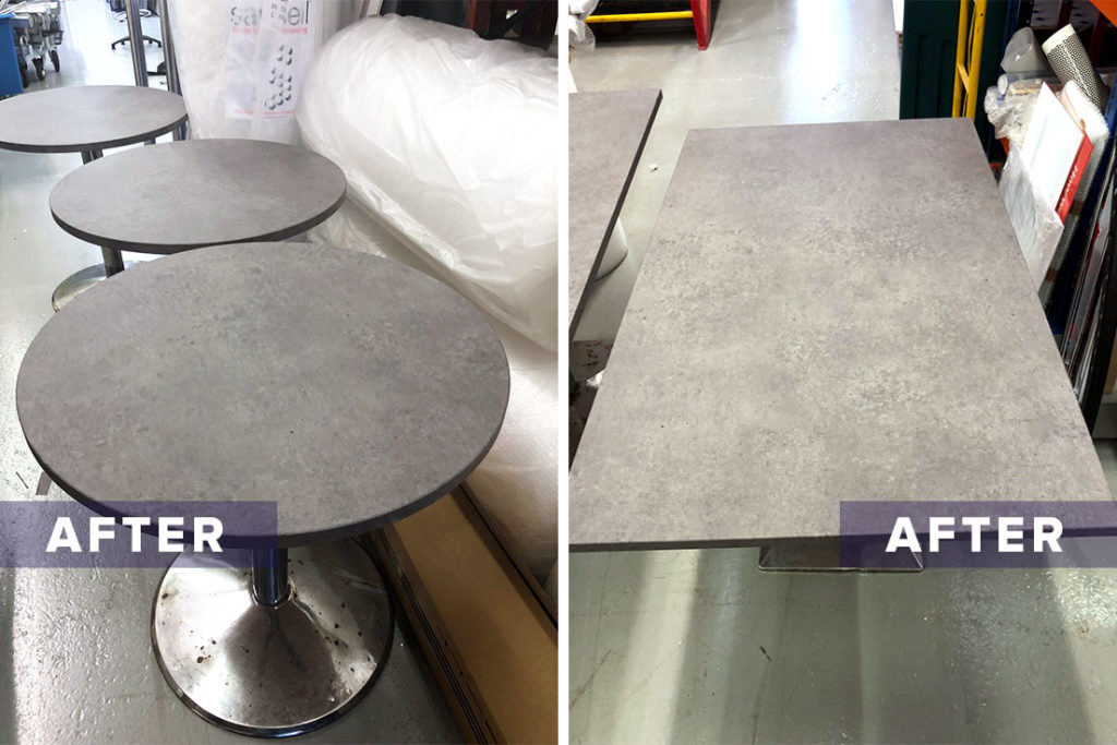 Bar Tables Desks Vinyl Wrapping