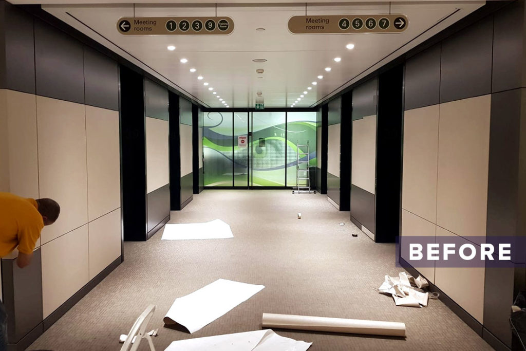 architectural vinyl printing and wrapping coverings for refurbishments